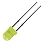Kingbright2.5 V Yellow LED 4 mm Through Hole, L-43YD