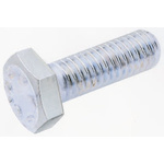 Zinc plated & clear Passivated Steel Hex M5 x 12mm Set Screw