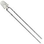 Lite-On2.4 V Red LED 3mm Through Hole, LTL42NKRKNN