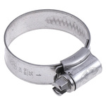 RS PRO Stainless Steel 316 Slotted Hex Hose Clip, 14.7mm Band Width, 25mm - 35mm Inside Diameter