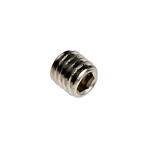 RS PRO M5 x 5mm Hex Screw Plain Stainless Steel