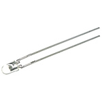 Broadcom1.9 V Amber LED 3mm Through Hole, HLMA-KL00-I0000