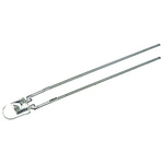 Kingbright2.5 V Green LED 3mm Through Hole, L-7104GC