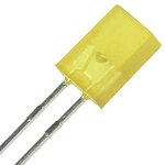 Kingbright2.5 V Yellow LED Rectangular Through Hole, L-113SYDTK