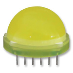Kingbright6 → 8 V Yellow LED 20 mm Through Hole, BIG LAMP DLC/6YD