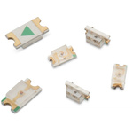 Wurth Elektronik2.4 V Amber LED 1608 (0603) SMD, WL-SMCW 150060AS75000