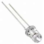 VAOL-5GUV8T4 VCC, VAOL Series UV LED, 385nm 30 °, 2-Pin Through Hole package