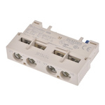 Schneider Electric Auxiliary Contact Block, 2 Contact, 1NC + 1NO, Front Mount