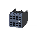 Siemens Auxiliary Contact, 4 Contact, 2NC + 2NO, Snap-On, Sirius Innovation