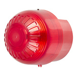 Moflash IS-SB Series Red Sounder Beacon, 24 V dc, IP66, Wall Mount, 105dB at 1 Metre