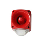 Klaxon PNC Series Clear Sounder Beacon, 110 → 230 V ac, IP66, Side Mount, 116dB at 1 Metre