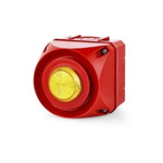 AUER Signal ADS-T Series Yellow Sounder Beacon, 110 → 240 V ac, 110 → 240 V ac, IP65, Surface Mount, 108