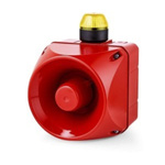 AUER Signal ACM Series Yellow Sounder Beacon, 24 V ac/dc, IP65, Surface Mount, 113 at 1 Metre