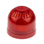 Klaxon Red Sounder Beacon, 17 → 60 V dc, IP21, 106dB at 1 Metre