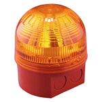 Klaxon Amber Sounder Beacon, 17 → 60 V dc, IP65, 106dB at 1 Metre