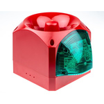 Klaxon Green Sounder Beacon, 10 → 60 V dc, IP66, 116dB at 1 Metre