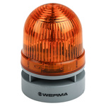 Werma EvoSIGNAL Mini Series Yellow Sounder Beacon, 115 → 230 V ac, IP66, Base Mount, 95dB at 1 Metre
