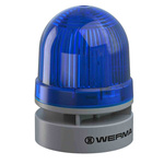 Werma EvoSIGNAL Mini Series Blue Sounder Beacon, 24 V dc, IP66, Base Mount, 95dB at 1 Metre
