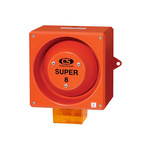 Clifford & Snell YL80 Super Series Amber Sounder Beacon, 230 V, IP66, Side Mount, 120dB at 1 Metre