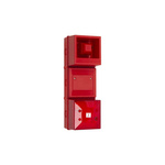 Clifford & Snell YL4IS Series Red Sounder Beacon, 18 → 24 V dc, IP65, Fixed Mount, 100dB at 1 Metre