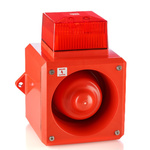 Clifford & Snell YL5IS Series Red Sounder Beacon, 12 → 24 V dc, IP65, Fixed Mount, 105dB at 1 Metre