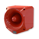 Klaxon Nexus Pulse Series White Sounder Beacon, 17 → 60 V, IP66, Wall Mount, 110dB at 1 Metre