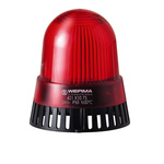 Werma 420 Series Red Buzzer Beacon, 24 V, IP65, Base Mount, 114dB at 1 Metre