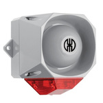Werma 439 Series Red Sounder Beacon, 115 → 230 V, IP65, Wall Mount, 98dB at 1 Metre