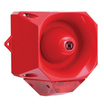 Werma 441 Series Red Sounder Beacon, 9 → 60 V, IP65, Wall Mount, 105dB at 1 Metre