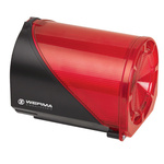 Werma 444 Series Red Sounder Beacon, 32 → 48 V, IP65, Base Mount, Wall Mount, 114dB at 1 Metre