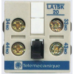 Schneider Electric Auxiliary Contact, 2 Contact, 1NC + 1NO, Front Mount