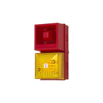 Clifford & Snell YL40 Series Yellow Sounder Beacon, 24 V dc, IP65, Base-mounted, 108dB at 1 Metre