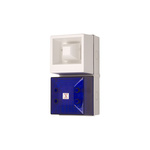 Clifford & Snell YL40 Series Blue Sounder Beacon, 115 V ac, IP65, Base-mounted, 108dB at 1 Metre
