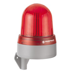 Werma 432 Series Red LED Beacon, 24 V ac/dc, IP65, Wall Mount, 108dB at 1 Metre