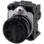 Siemens 3SU1 Series Sounder Beacon, 24 V ac/dc, IP66, IP67, IP69(IP69K), Front Plate Mounting, 75dB at 1 Metre