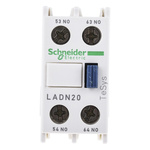 Schneider Electric Auxiliary Contact Block, 2 Contact, 2NO, Front Mount, TeSys
