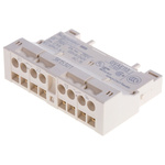 Schneider Electric Auxiliary Contact, 2 Contact, 1NC + 1NO, Front Mount