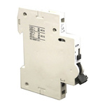 Europa Auxiliary Contact, 1 Contact, 1CO, DIN Rail Mount