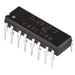 Vishay, ILQ615-2 DC Input Transistor Output Quad Optocoupler, Through Hole, 16-Pin PDIP