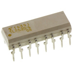 Toshiba, TLP620-4(F) AC Input Transistor Output Quad Optocoupler, Through Hole, 16-Pin PDIP