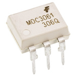 onsemi, MOC3061M AC Input Triac Output Optocoupler, Through Hole, 6-Pin PDIP