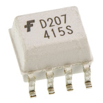 onsemi, MOCD207M DC Input Transistor Output Dual Optocoupler, Surface Mount, 8-Pin SOIC