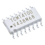 Vishay, TCMT4100 DC Input Transistor Output Quad Optocoupler, Surface Mount, 16-Pin Mini-Flat