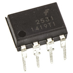 onsemi, HCPL2531 DC Input Transistor Output Dual Optocoupler, Through Hole, 8-Pin PDIP