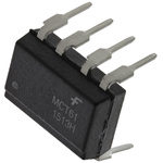 onsemi, MCT61 DC Input Transistor Output Dual Optocoupler, Through Hole, 8-Pin DIP