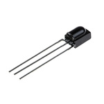 Vishay TSSP58038, 38kHz IR Receiver, 950nm ±45 °, 25m Range, 2.5 V - 5.5V, Through Hole, 5 x 2.8 x 6.95mm