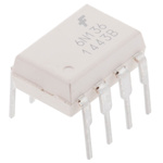 onsemi, 6N136M DC Input Transistor Output Optocoupler, Through Hole, 8-Pin MDIP