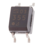 Sharp, PC355NJ0000F Darlington Phototransistor Output Optocoupler, Surface Mount, 4-Pin Mini-Flat