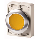 Eaton Flush Yellow Push Button - Momentary, M30 Series, 30mm Cutout, Round