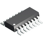 Isocom, IS281-4 DC Input NPN Phototransistor Output Quad Optocoupler, Surface Mount, 16-Pin SMD